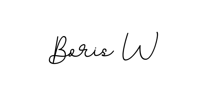 This is the best signature style for the Boris W name. Also you like these signature font (BallpointsItalic-DORy9). Mix name signature. Boris W signature style 11 images and pictures png