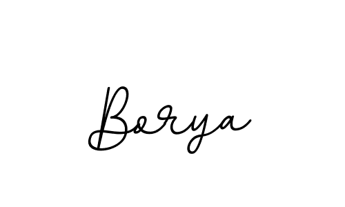 Make a beautiful signature design for name Borya. With this signature (BallpointsItalic-DORy9) style, you can create a handwritten signature for free. Borya signature style 11 images and pictures png