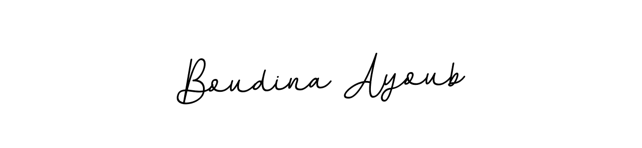 Here are the top 10 professional signature styles for the name Boudina Ayoub. These are the best autograph styles you can use for your name. Boudina Ayoub signature style 11 images and pictures png