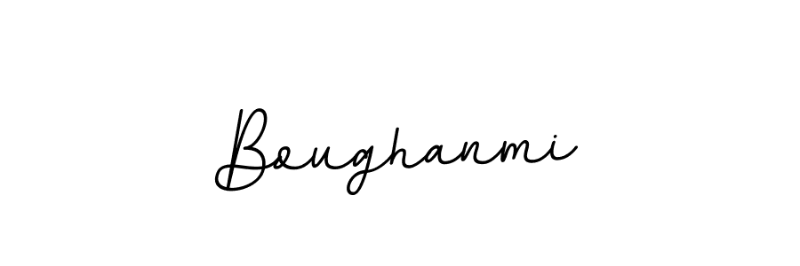Design your own signature with our free online signature maker. With this signature software, you can create a handwritten (BallpointsItalic-DORy9) signature for name Boughanmi. Boughanmi signature style 11 images and pictures png