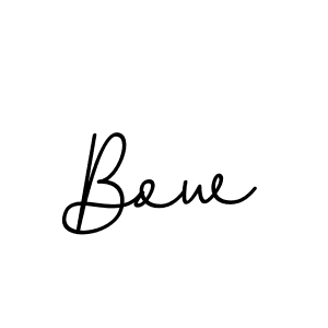 This is the best signature style for the Bow name. Also you like these signature font (BallpointsItalic-DORy9). Mix name signature. Bow signature style 11 images and pictures png