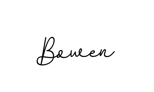 Also we have Bowen name is the best signature style. Create professional handwritten signature collection using BallpointsItalic-DORy9 autograph style. Bowen signature style 11 images and pictures png