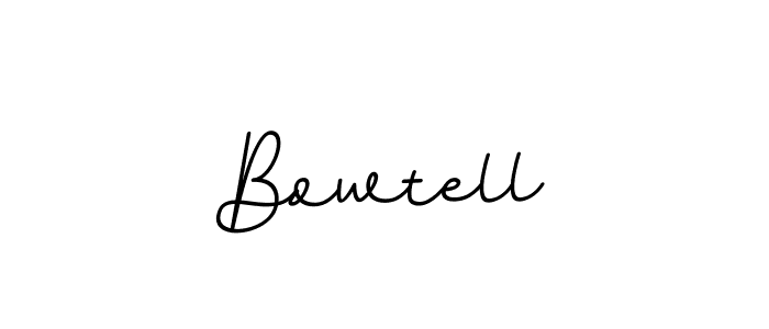 Make a beautiful signature design for name Bowtell. With this signature (BallpointsItalic-DORy9) style, you can create a handwritten signature for free. Bowtell signature style 11 images and pictures png