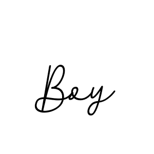 Use a signature maker to create a handwritten signature online. With this signature software, you can design (BallpointsItalic-DORy9) your own signature for name Boy. Boy signature style 11 images and pictures png
