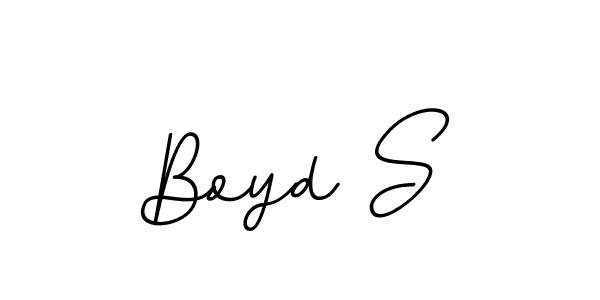 Create a beautiful signature design for name Boyd S. With this signature (BallpointsItalic-DORy9) fonts, you can make a handwritten signature for free. Boyd S signature style 11 images and pictures png