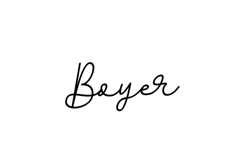 You should practise on your own different ways (BallpointsItalic-DORy9) to write your name (Boyer) in signature. don't let someone else do it for you. Boyer signature style 11 images and pictures png