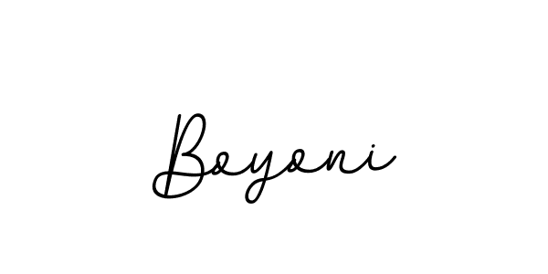 This is the best signature style for the Boyoni name. Also you like these signature font (BallpointsItalic-DORy9). Mix name signature. Boyoni signature style 11 images and pictures png