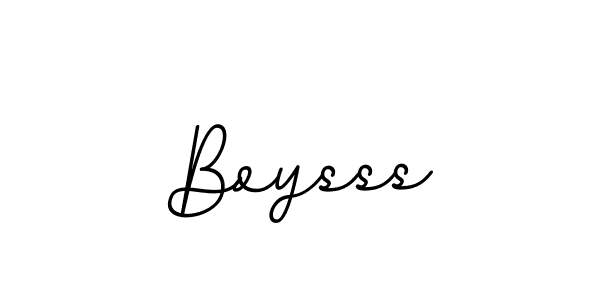 How to make Boysss signature? BallpointsItalic-DORy9 is a professional autograph style. Create handwritten signature for Boysss name. Boysss signature style 11 images and pictures png