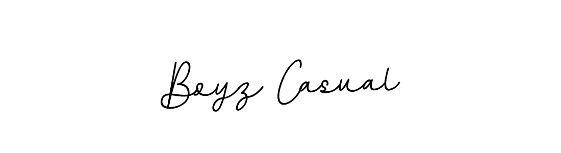 Also You can easily find your signature by using the search form. We will create Boyz Casual name handwritten signature images for you free of cost using BallpointsItalic-DORy9 sign style. Boyz Casual signature style 11 images and pictures png