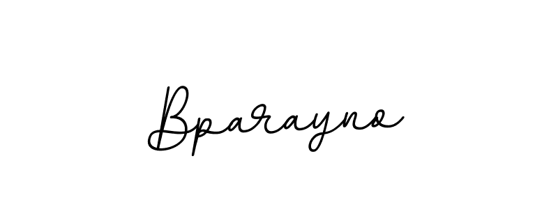 Design your own signature with our free online signature maker. With this signature software, you can create a handwritten (BallpointsItalic-DORy9) signature for name Bparayno. Bparayno signature style 11 images and pictures png