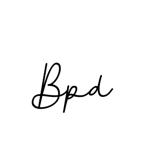 Create a beautiful signature design for name Bpd. With this signature (BallpointsItalic-DORy9) fonts, you can make a handwritten signature for free. Bpd signature style 11 images and pictures png