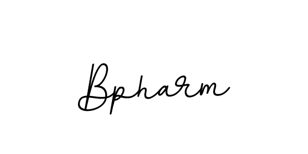 Use a signature maker to create a handwritten signature online. With this signature software, you can design (BallpointsItalic-DORy9) your own signature for name Bpharm. Bpharm signature style 11 images and pictures png