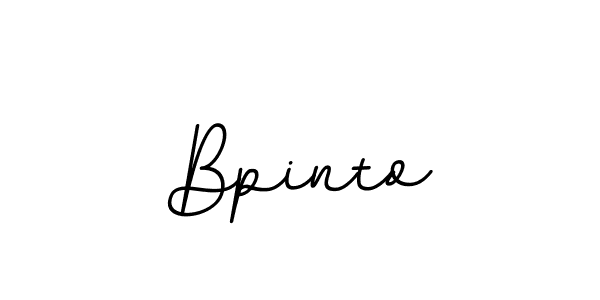 Create a beautiful signature design for name Bpinto. With this signature (BallpointsItalic-DORy9) fonts, you can make a handwritten signature for free. Bpinto signature style 11 images and pictures png