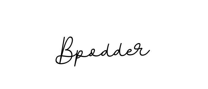 Use a signature maker to create a handwritten signature online. With this signature software, you can design (BallpointsItalic-DORy9) your own signature for name Bpodder. Bpodder signature style 11 images and pictures png