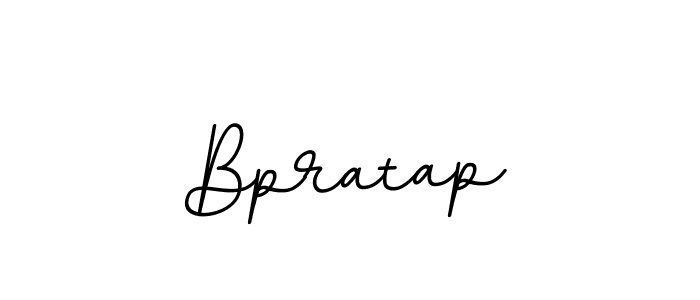 Use a signature maker to create a handwritten signature online. With this signature software, you can design (BallpointsItalic-DORy9) your own signature for name Bpratap. Bpratap signature style 11 images and pictures png