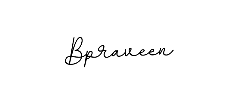 Make a beautiful signature design for name Bpraveen. With this signature (BallpointsItalic-DORy9) style, you can create a handwritten signature for free. Bpraveen signature style 11 images and pictures png