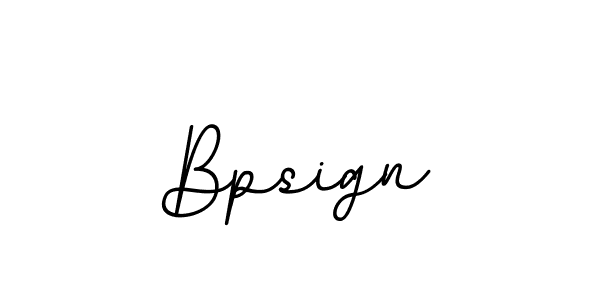 Design your own signature with our free online signature maker. With this signature software, you can create a handwritten (BallpointsItalic-DORy9) signature for name Bpsign. Bpsign signature style 11 images and pictures png