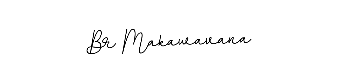 Use a signature maker to create a handwritten signature online. With this signature software, you can design (BallpointsItalic-DORy9) your own signature for name Br Makawavana. Br Makawavana signature style 11 images and pictures png