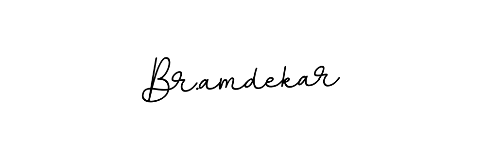 Make a beautiful signature design for name Br.amdekar. With this signature (BallpointsItalic-DORy9) style, you can create a handwritten signature for free. Br.amdekar signature style 11 images and pictures png