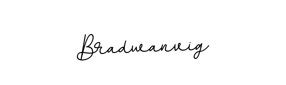 You should practise on your own different ways (BallpointsItalic-DORy9) to write your name (Bradwanvig) in signature. don't let someone else do it for you. Bradwanvig signature style 11 images and pictures png