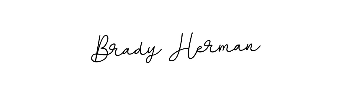 How to make Brady Herman signature? BallpointsItalic-DORy9 is a professional autograph style. Create handwritten signature for Brady Herman name. Brady Herman signature style 11 images and pictures png