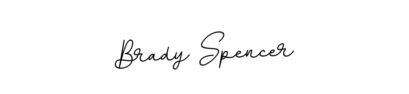 Brady Spencer stylish signature style. Best Handwritten Sign (BallpointsItalic-DORy9) for my name. Handwritten Signature Collection Ideas for my name Brady Spencer. Brady Spencer signature style 11 images and pictures png