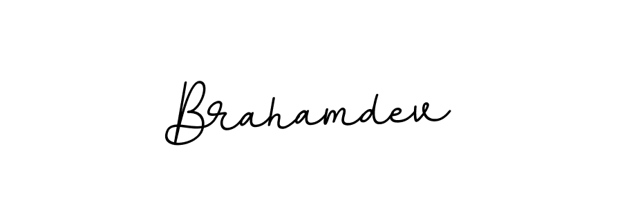 Brahamdev stylish signature style. Best Handwritten Sign (BallpointsItalic-DORy9) for my name. Handwritten Signature Collection Ideas for my name Brahamdev. Brahamdev signature style 11 images and pictures png