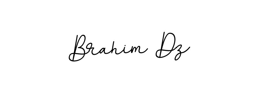 Make a beautiful signature design for name Brahim Dz. With this signature (BallpointsItalic-DORy9) style, you can create a handwritten signature for free. Brahim Dz signature style 11 images and pictures png