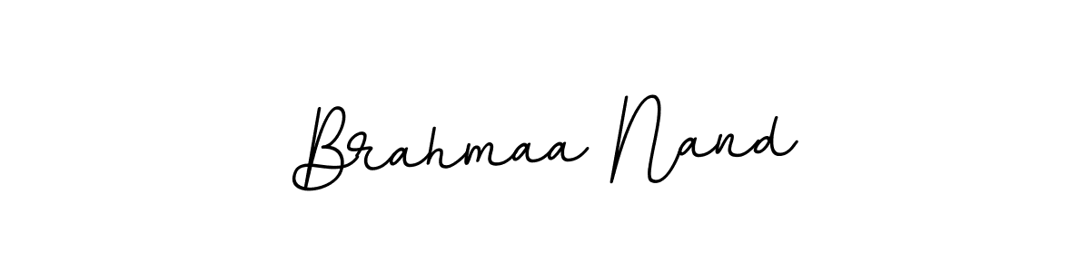 The best way (BallpointsItalic-DORy9) to make a short signature is to pick only two or three words in your name. The name Brahmaa Nand include a total of six letters. For converting this name. Brahmaa Nand signature style 11 images and pictures png
