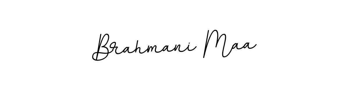 Create a beautiful signature design for name Brahmani Maa. With this signature (BallpointsItalic-DORy9) fonts, you can make a handwritten signature for free. Brahmani Maa signature style 11 images and pictures png