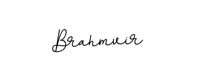 Make a beautiful signature design for name Brahmvir. With this signature (BallpointsItalic-DORy9) style, you can create a handwritten signature for free. Brahmvir signature style 11 images and pictures png