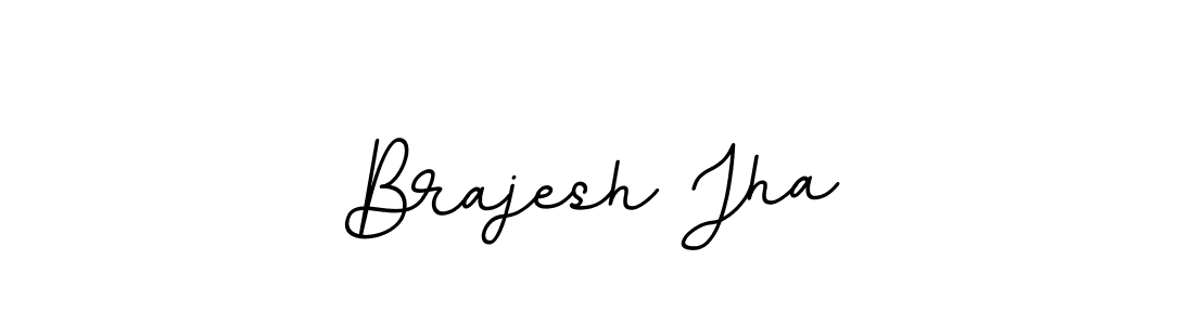 Create a beautiful signature design for name Brajesh Jha. With this signature (BallpointsItalic-DORy9) fonts, you can make a handwritten signature for free. Brajesh Jha signature style 11 images and pictures png