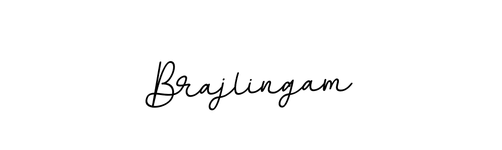 Design your own signature with our free online signature maker. With this signature software, you can create a handwritten (BallpointsItalic-DORy9) signature for name Brajlingam. Brajlingam signature style 11 images and pictures png