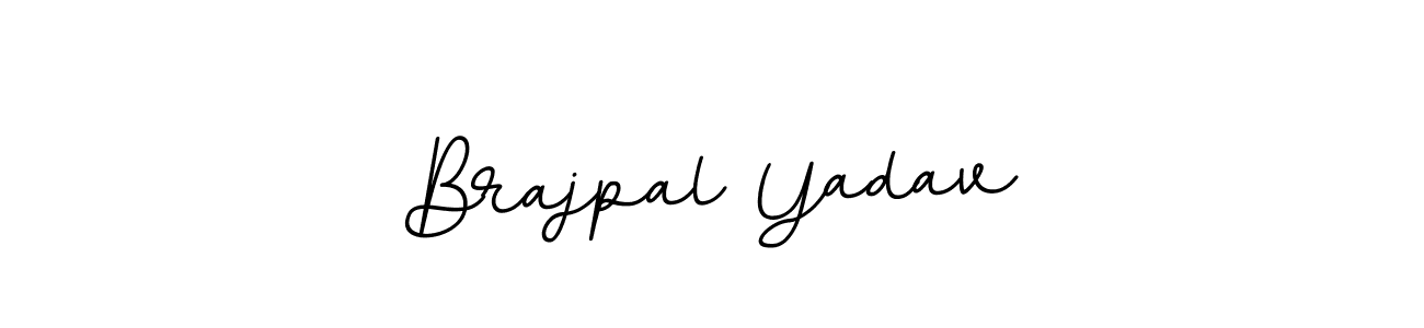 Make a beautiful signature design for name Brajpal Yadav. With this signature (BallpointsItalic-DORy9) style, you can create a handwritten signature for free. Brajpal Yadav signature style 11 images and pictures png