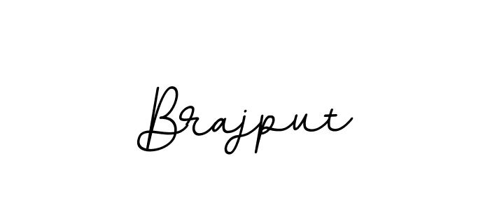 Use a signature maker to create a handwritten signature online. With this signature software, you can design (BallpointsItalic-DORy9) your own signature for name Brajput. Brajput signature style 11 images and pictures png