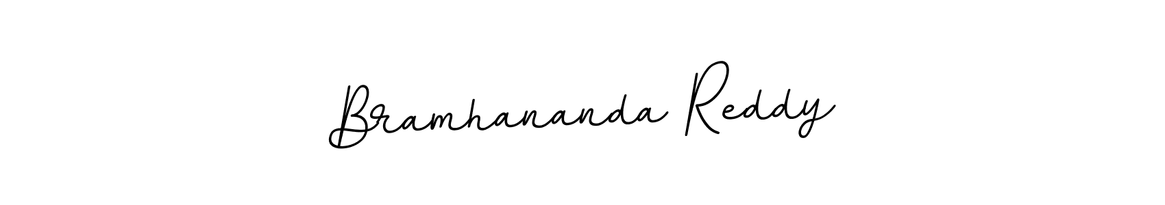 How to make Bramhananda Reddy name signature. Use BallpointsItalic-DORy9 style for creating short signs online. This is the latest handwritten sign. Bramhananda Reddy signature style 11 images and pictures png