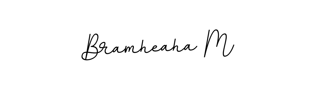 Make a beautiful signature design for name Bramheaha M. Use this online signature maker to create a handwritten signature for free. Bramheaha M signature style 11 images and pictures png