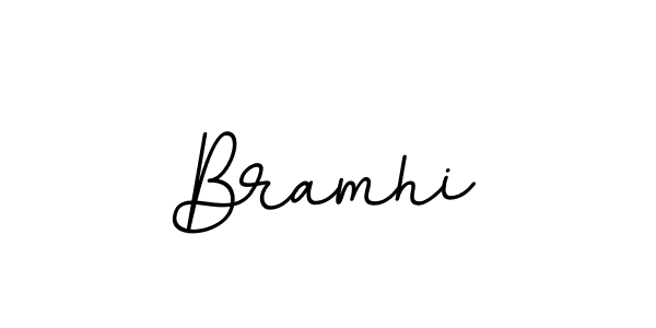 You should practise on your own different ways (BallpointsItalic-DORy9) to write your name (Bramhi) in signature. don't let someone else do it for you. Bramhi signature style 11 images and pictures png