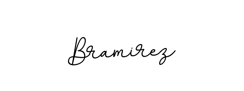 How to make Bramirez name signature. Use BallpointsItalic-DORy9 style for creating short signs online. This is the latest handwritten sign. Bramirez signature style 11 images and pictures png