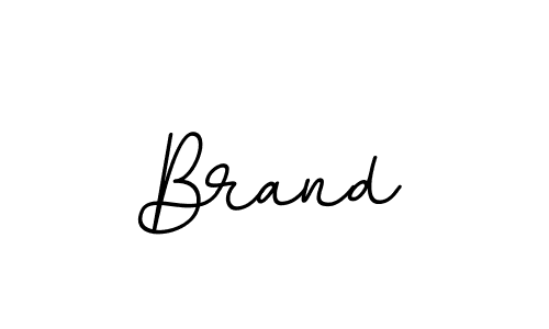 How to make Brand name signature. Use BallpointsItalic-DORy9 style for creating short signs online. This is the latest handwritten sign. Brand signature style 11 images and pictures png