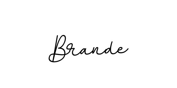 This is the best signature style for the Brande name. Also you like these signature font (BallpointsItalic-DORy9). Mix name signature. Brande signature style 11 images and pictures png