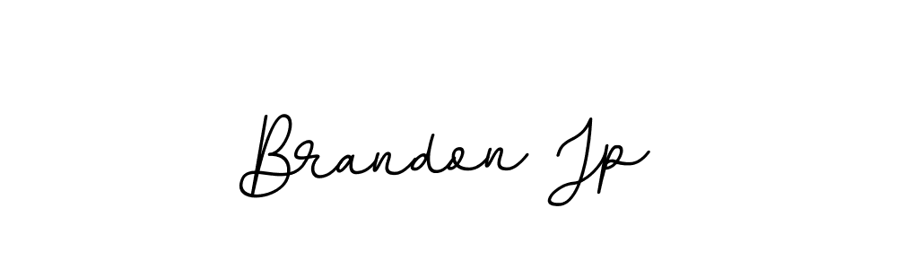 Create a beautiful signature design for name Brandon Jp. With this signature (BallpointsItalic-DORy9) fonts, you can make a handwritten signature for free. Brandon Jp signature style 11 images and pictures png