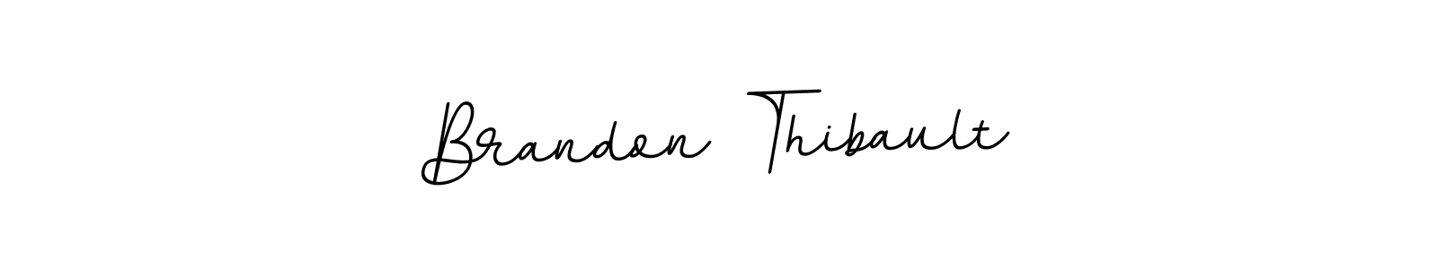 The best way (BallpointsItalic-DORy9) to make a short signature is to pick only two or three words in your name. The name Brandon Thibault include a total of six letters. For converting this name. Brandon Thibault signature style 11 images and pictures png