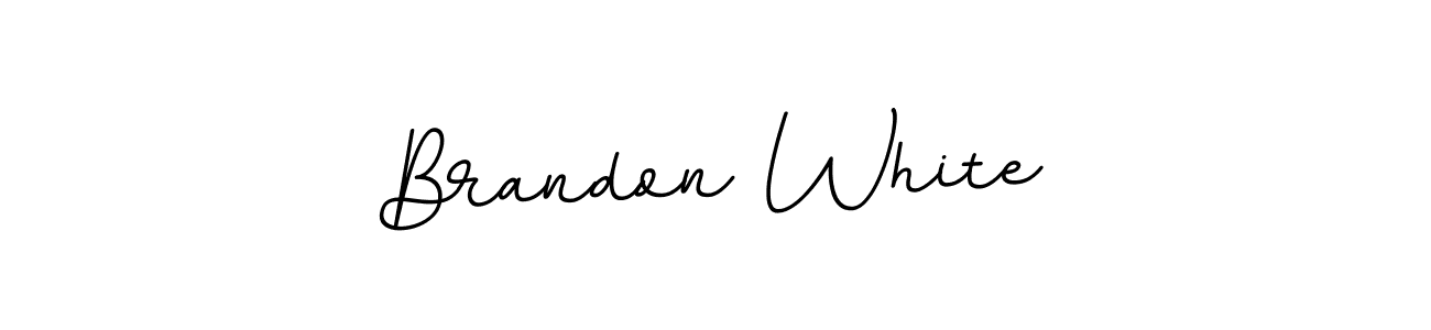 Create a beautiful signature design for name Brandon White. With this signature (BallpointsItalic-DORy9) fonts, you can make a handwritten signature for free. Brandon White signature style 11 images and pictures png