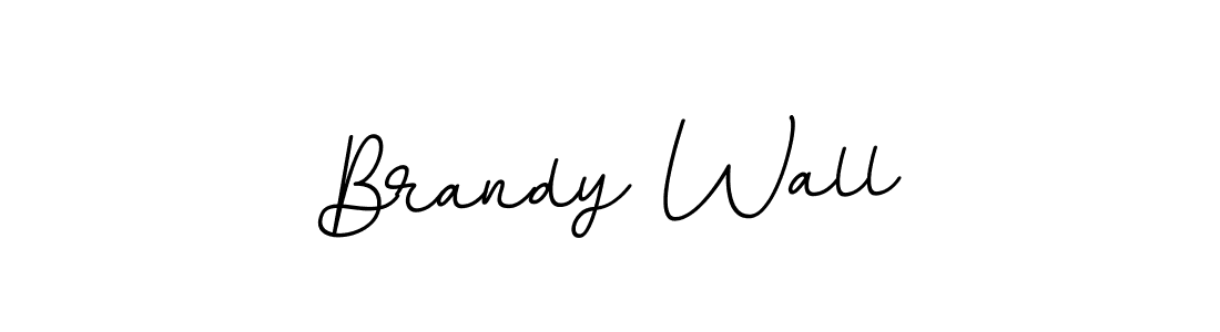 Brandy Wall stylish signature style. Best Handwritten Sign (BallpointsItalic-DORy9) for my name. Handwritten Signature Collection Ideas for my name Brandy Wall. Brandy Wall signature style 11 images and pictures png