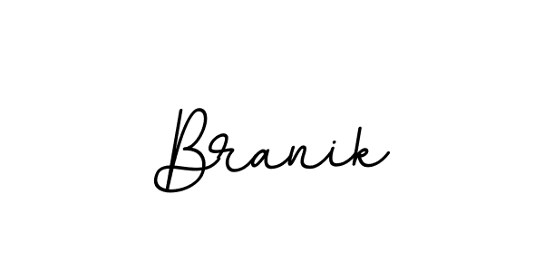 Make a beautiful signature design for name Branik. With this signature (BallpointsItalic-DORy9) style, you can create a handwritten signature for free. Branik signature style 11 images and pictures png