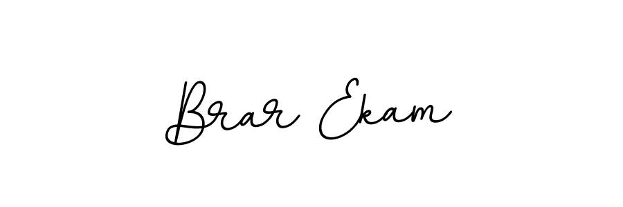 if you are searching for the best signature style for your name Brar Ekam. so please give up your signature search. here we have designed multiple signature styles  using BallpointsItalic-DORy9. Brar Ekam signature style 11 images and pictures png