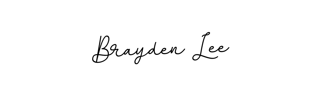 Create a beautiful signature design for name Brayden Lee. With this signature (BallpointsItalic-DORy9) fonts, you can make a handwritten signature for free. Brayden Lee signature style 11 images and pictures png