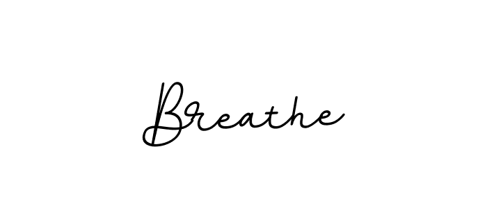 Also we have Breathe name is the best signature style. Create professional handwritten signature collection using BallpointsItalic-DORy9 autograph style. Breathe signature style 11 images and pictures png