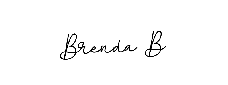 Similarly BallpointsItalic-DORy9 is the best handwritten signature design. Signature creator online .You can use it as an online autograph creator for name Brenda B. Brenda B signature style 11 images and pictures png